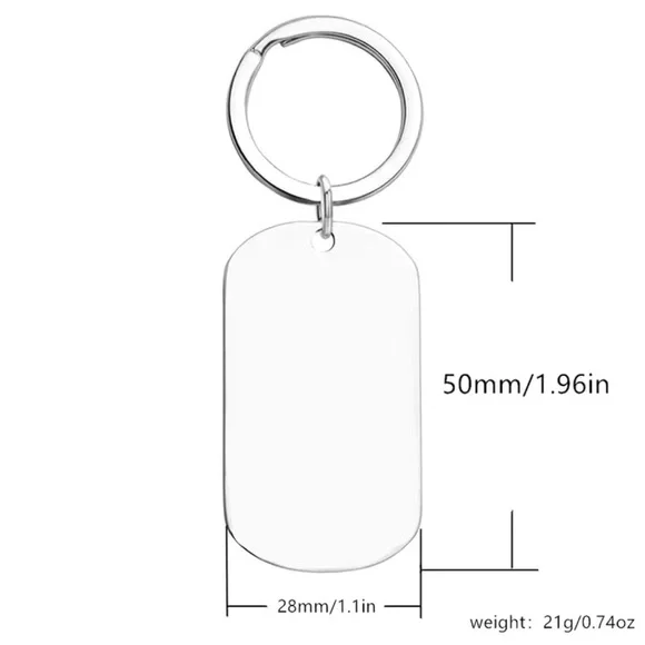 Engraved Grandmother to Grandson Keychain, Grandma Keychain, Grandson Keychain - Picture 4 of 4